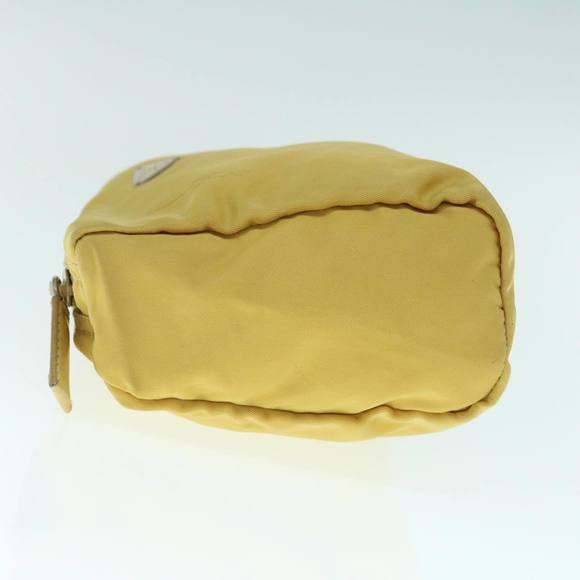 PRADA Pouch Nylon Yellow Auth 63628 - Picture 4 of 16
